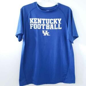 University of Kentucky UK Football Shirt XL 18-20 Womne Short Sleeve Wildcats